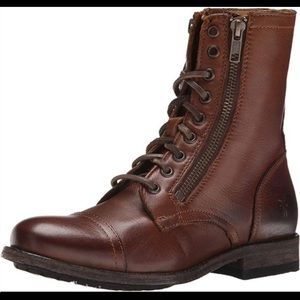 Frye Tyler Double Zip Combat Boots (women)